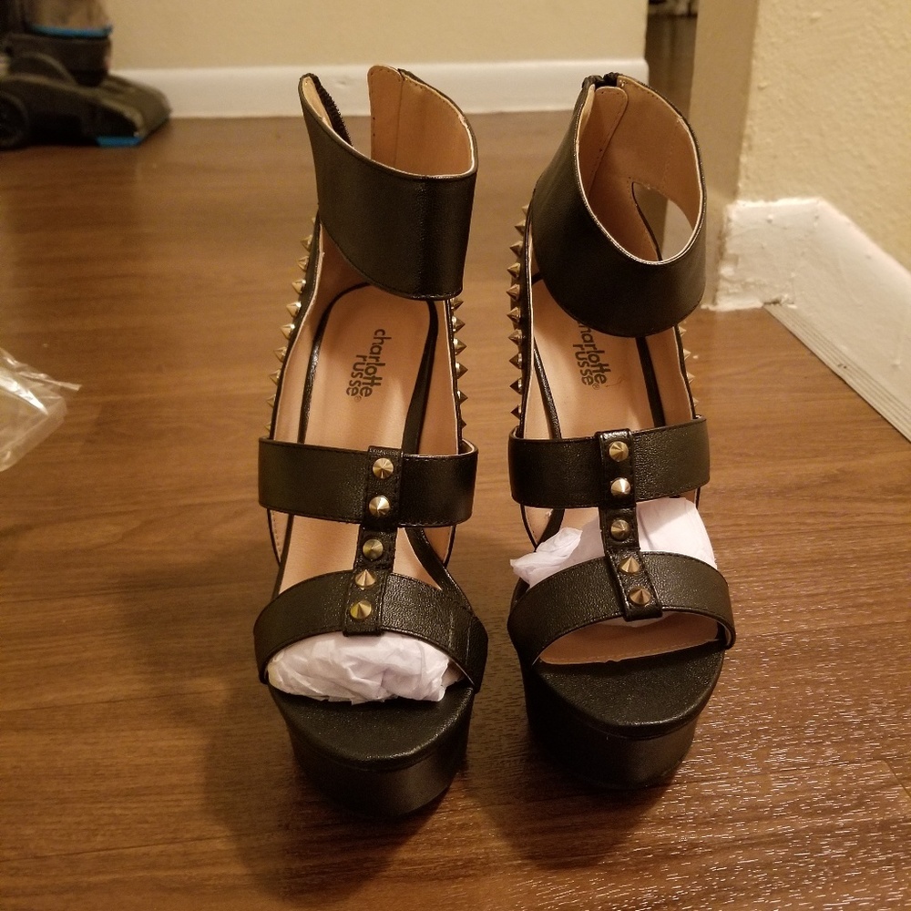 Black heels